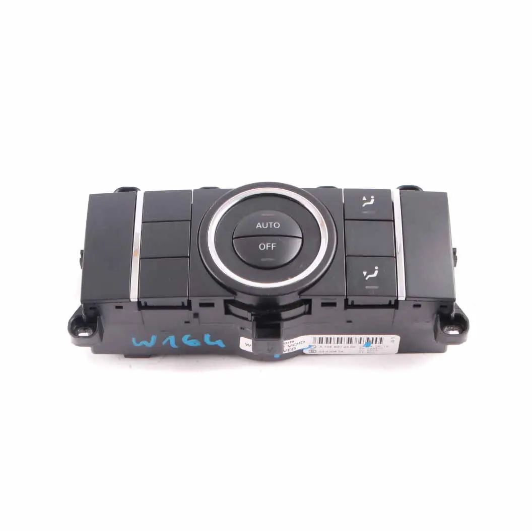 Mercedes ML W164 AC Climate Heater Control Unit Switch Panel Rear - SKU A1648209389 - Part number A1648209389