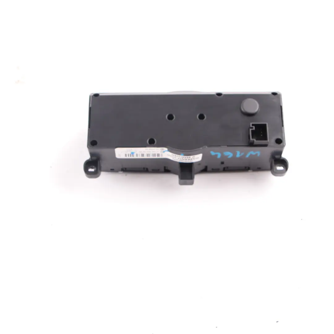Mercedes ML W164 AC Climatizador Control Panel Interruptor Trasero - SKU A1648209389 - Número de pieza A1648209389