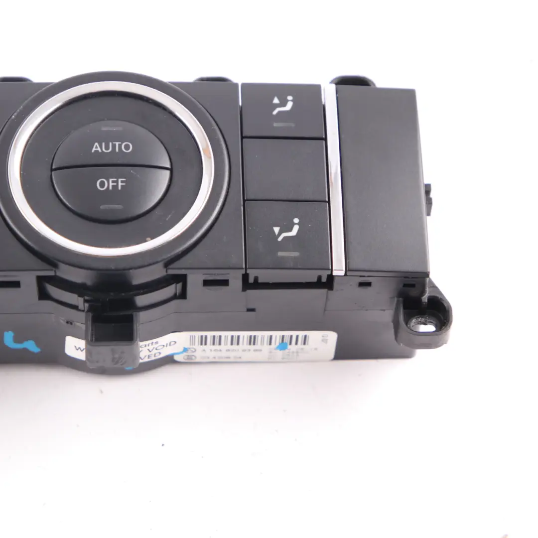 Mercedes ML W164 AC Climate Heater Control Unit Switch Panel Rear - SKU A1648209389 - Part number A1648209389