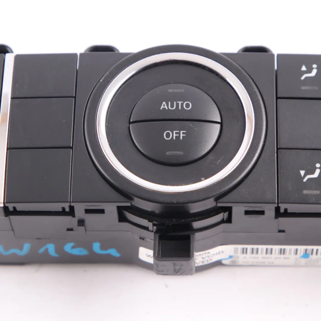 Mercedes ML W164 AC Climate Heater Control Unit Switch Panel Rear - SKU A1648209389 - Part number A1648209389