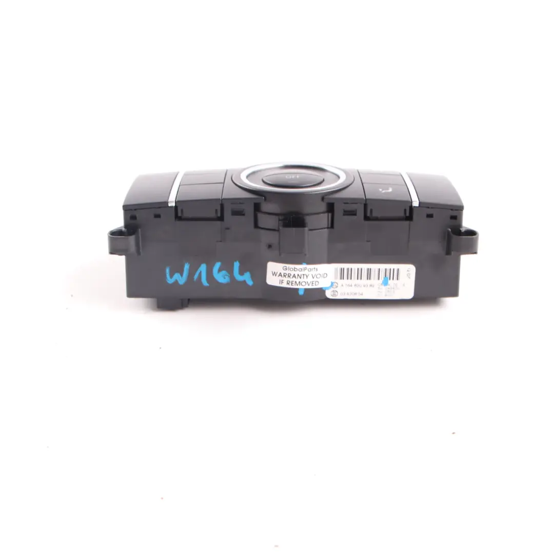 Mercedes ML W164 AC Climate Heater Control Unit Switch Panel Rear - SKU A1648209389 - Part number A1648209389