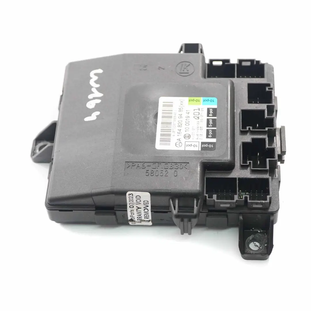 Module porte Module l'unité contrôle avant droite pour Mercedes ML W164 à propos du numéro de pièce A1648209485 Mercedes ML W164 Module porte Module l'unité contrôle avant droite - SKU A1648209485 - Numéro de pièce A1648209485