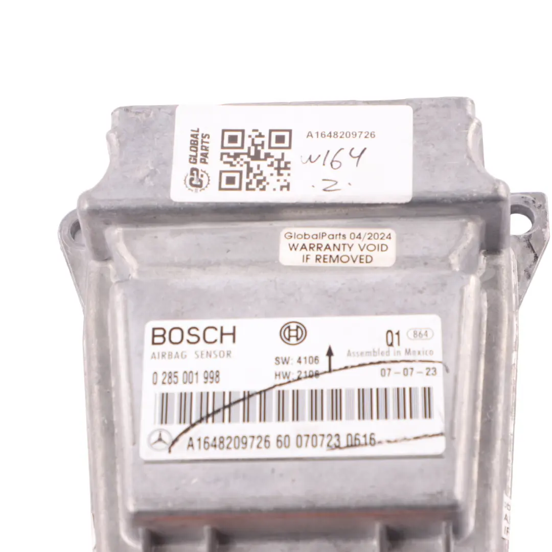 Mercedes W164 Air Module ECU Sensor Control Unit - SKU A1648209726 - Part number A1648209726