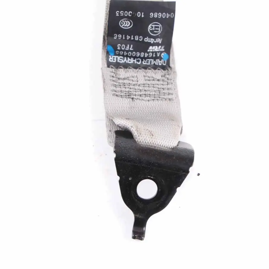 Mercedes ML W164 Seat Belt Rear Right O/S Safety Belt Grey - SKU A1648600485 - Part number A1648600485