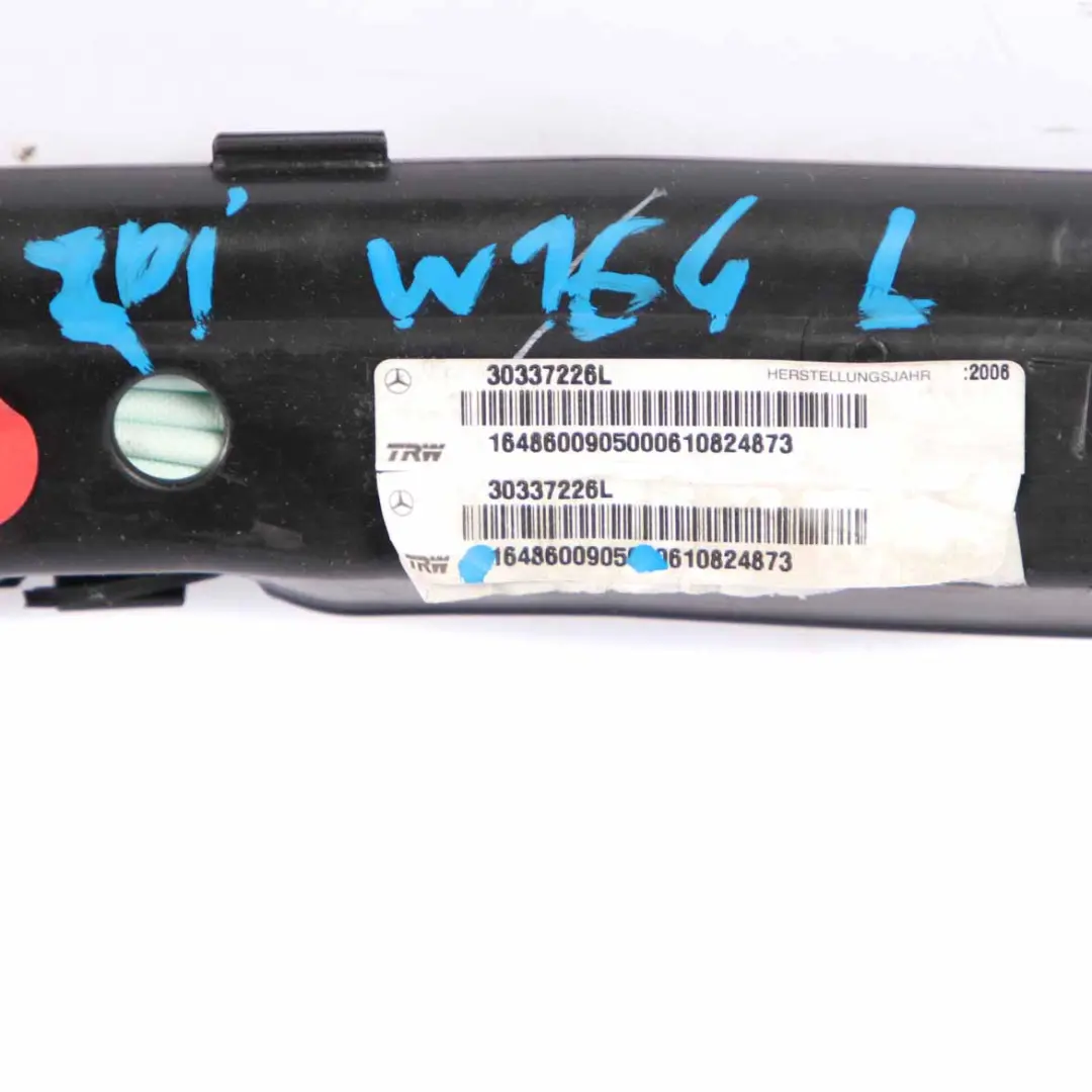 Head Airbag Air Bag Roof Curtain Left N/S to Mercedes ML W164 with Part number A1648600905 Mercedes ML W164 Head Airbag Air Bag Roof Curtain Left N/S - SKU A1648600905 - Part number A1648600905