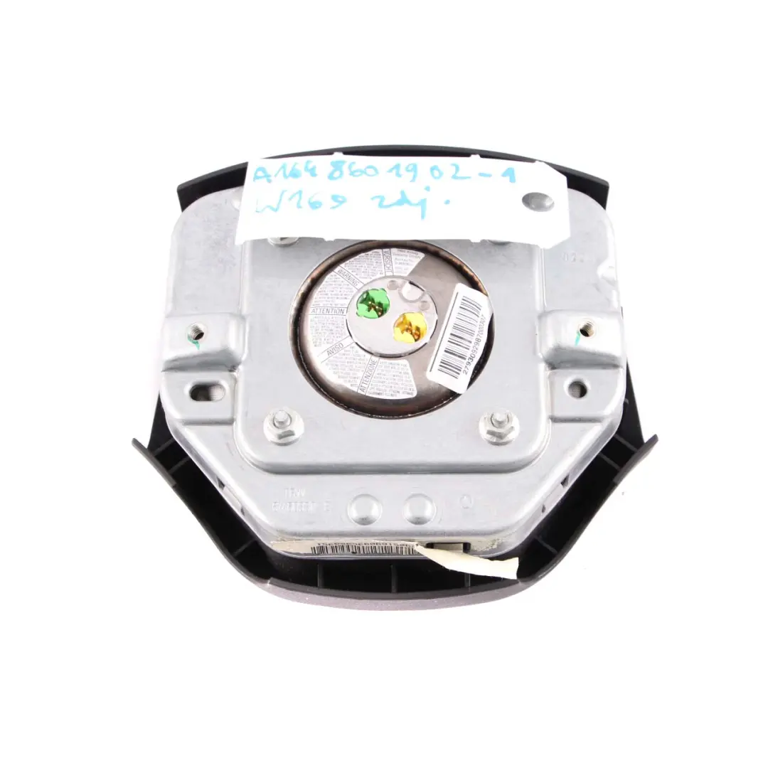 Mercedes W245 Steering Wheel Air Module Bag Driver's Side Black - SKU A1648601902-1 - Part number A1648601902
