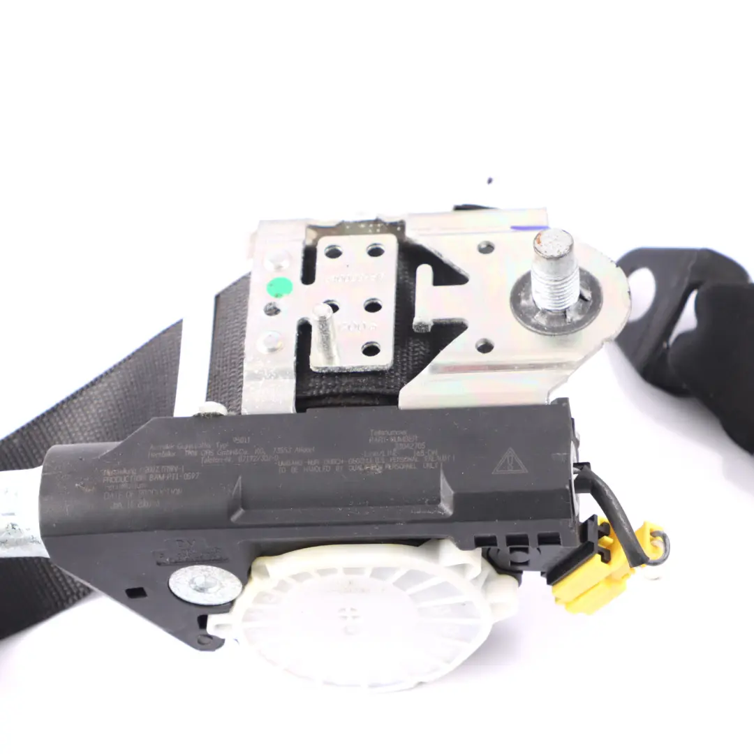  Cintura di sicurezza Mercedes ML X164 sedile posteriore destra Nero - SKU A1648602085 - Numero di parte A1648602085