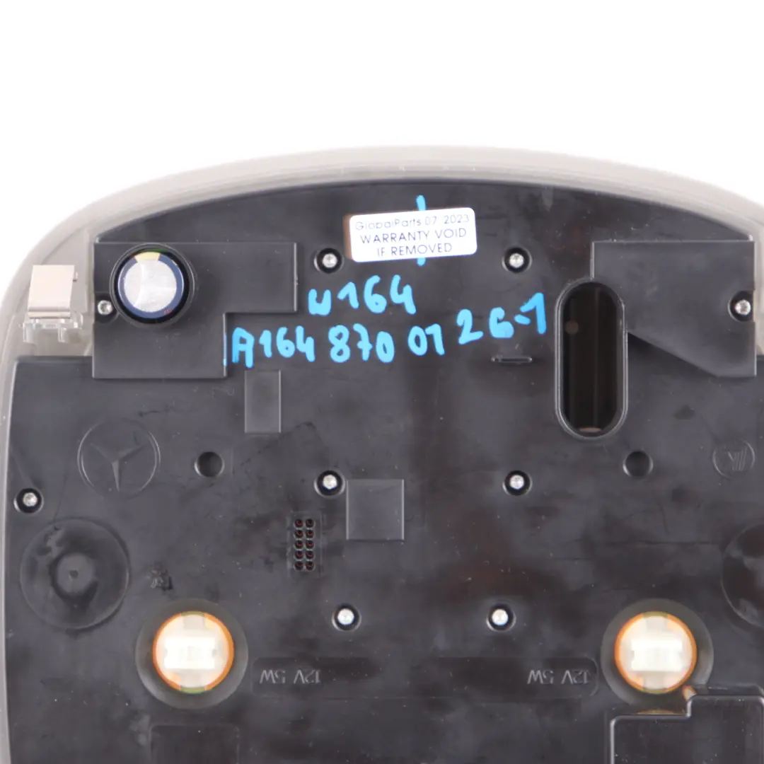 Innenraum-Dachlampensteuergerät Schalter grau A1648700758 für Mercedes ML W164 mit Teilenummer A1648700126 Mercedes ML W164 Innenraum-Dachlampensteuergerät Schalter grau A1648700758 - SKU A1648700126-1 - Teilenummer A1648700126
