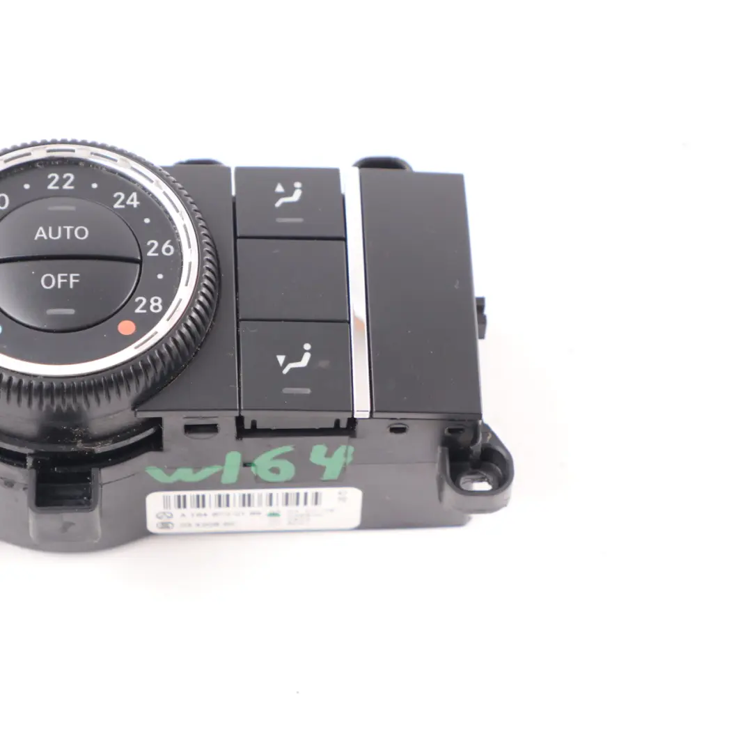 Mercedes W164 Automatic Air Conditioning Unit Control Panel Rear - SKU A1648700189 - Part number A1648700189