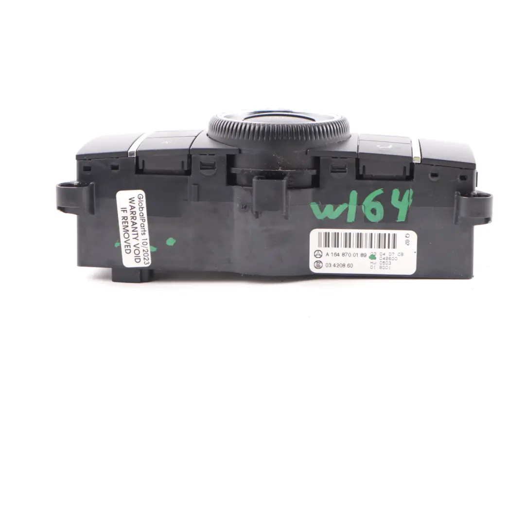 Panel Control Aire Acondicionado Automático Trasero para Mercedes W164 con número de pieza A1648700189 Mercedes W164 Panel Control Aire Acondicionado Automático Trasero - SKU A1648700189 - Número de pieza A1648700189