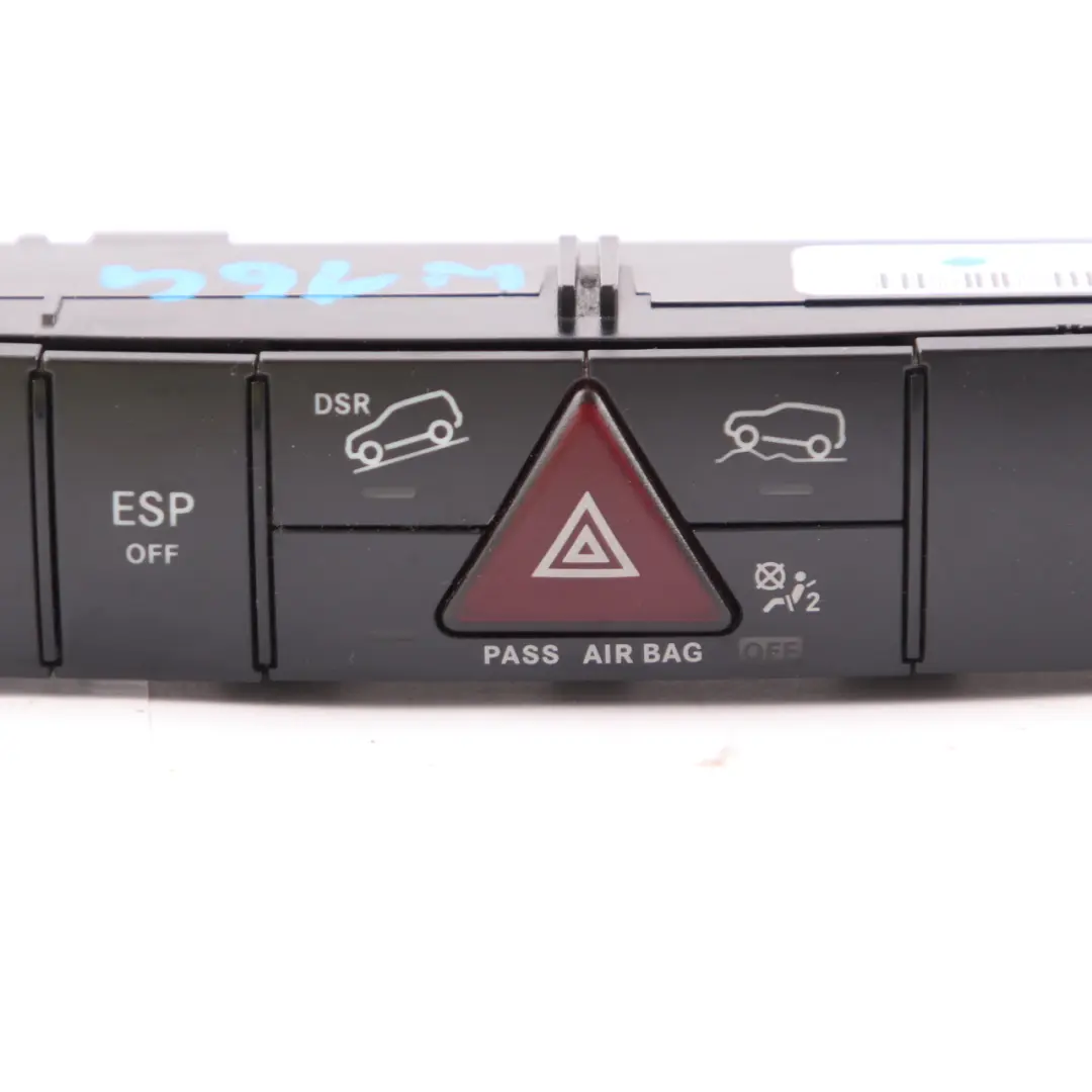 Centre Console ESP Hazard Switch Panel to Mercedes ML W164 with Part number A1648703410 Mercedes ML W164 Centre Console ESP Hazard Switch Panel - SKU A1648703410 - Part number A1648703410
