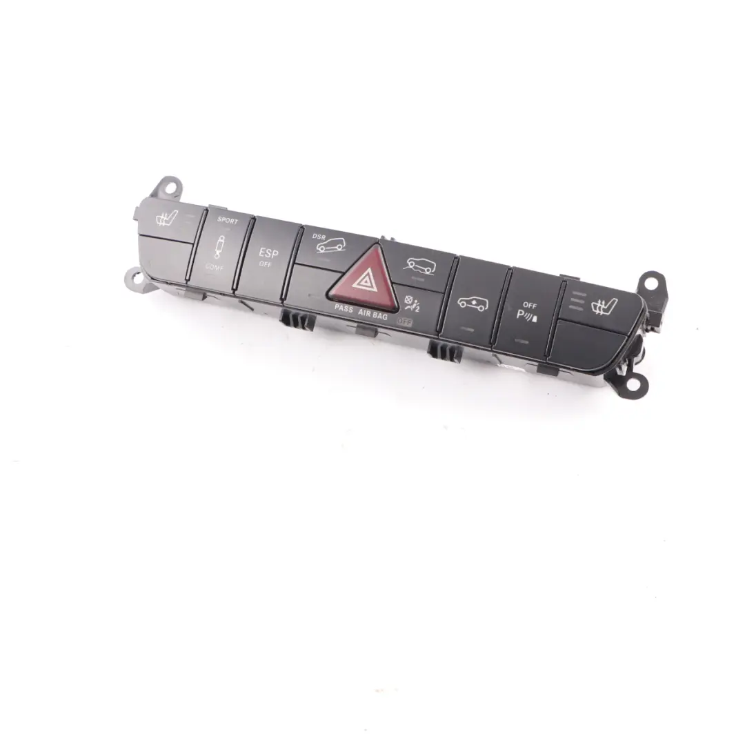 Switch Panel Heated Seats Hazard ESP PDC Control to Mercedes ML W164 with Part number A1648709510 Mercedes ML W164 Switch Panel Heated Seats Hazard ESP PDC Control - SKU A1648709510 - Part number A1648709510