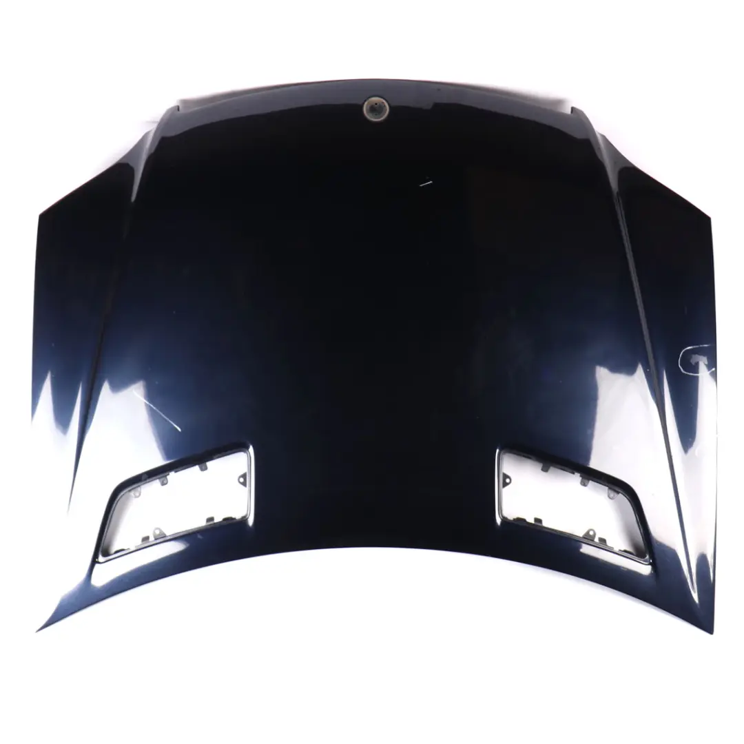 Hood Bonnet Trim Panel Tanzanite Blue Metallic - 359 to Mercedes ML W164 with Part number A1648800057 Mercedes ML W164 Hood Bonnet Trim Panel Tanzanite Blue Metallic - 359 - SKU A1648800057-TB - Part number A1648800057