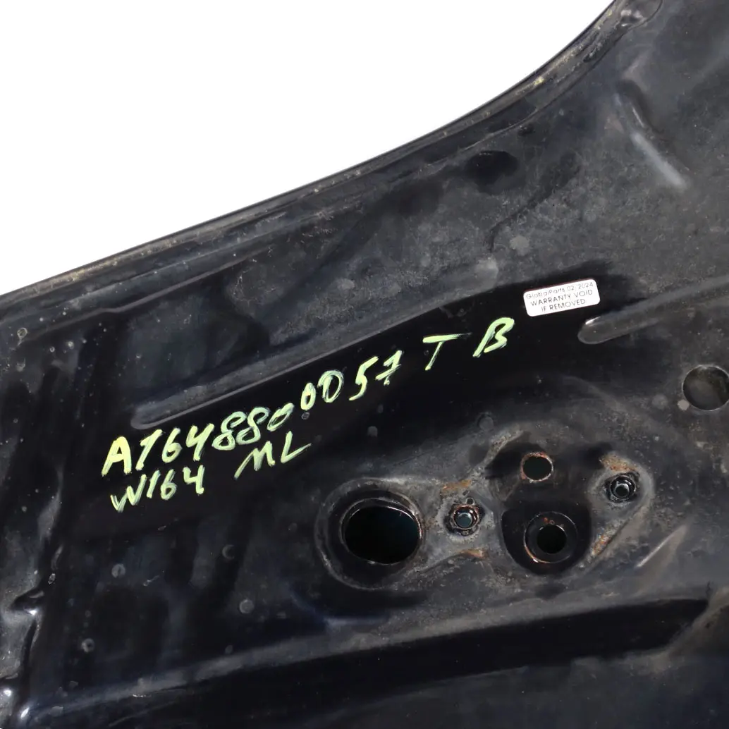 Hood Bonnet Trim Panel Tanzanite Blue Metallic - 359 to Mercedes ML W164 with Part number A1648800057 Mercedes ML W164 Hood Bonnet Trim Panel Tanzanite Blue Metallic - 359 - SKU A1648800057-TB - Part number A1648800057