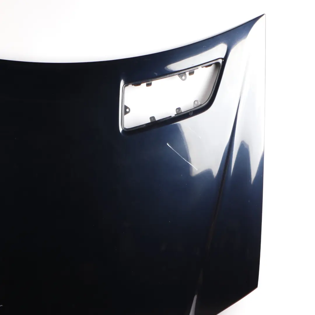 Hood Bonnet Trim Panel Tanzanite Blue Metallic - 359 to Mercedes ML W164 with Part number A1648800057 Mercedes ML W164 Hood Bonnet Trim Panel Tanzanite Blue Metallic - 359 - SKU A1648800057-TB - Part number A1648800057