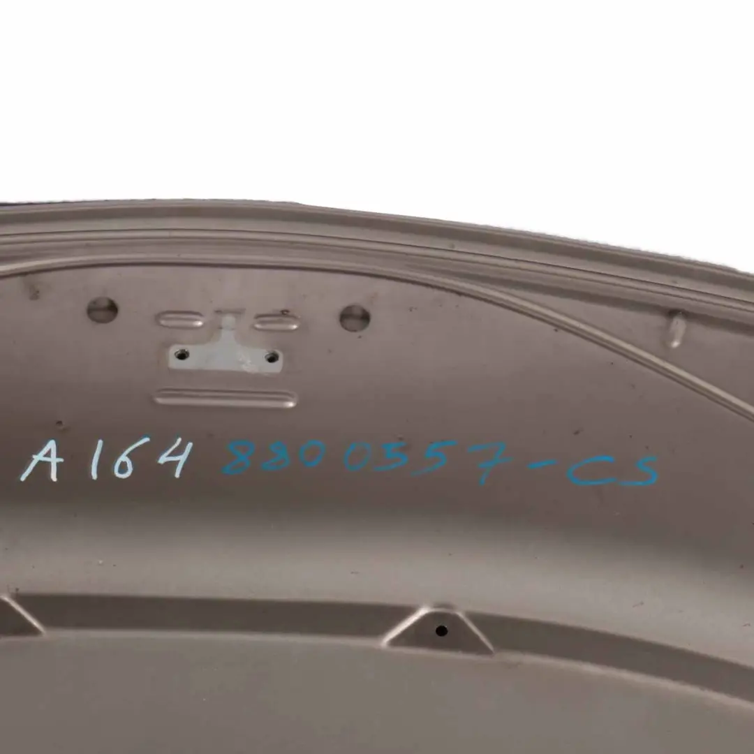 Mercedes ML W164 Hood Bonnet Trim Panel Cubanite Silver Metallic - 723 - SKU A1648800557-CS - Part number A1648800557