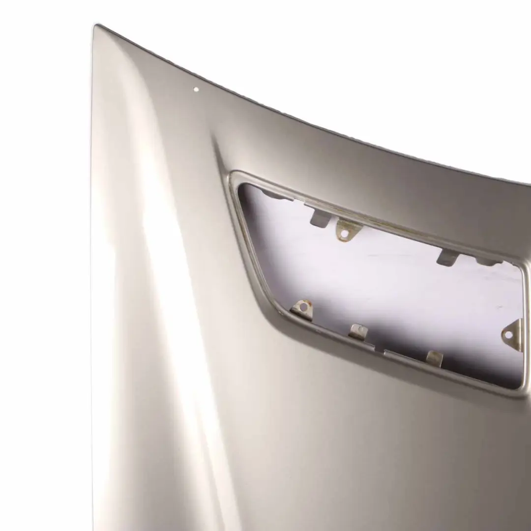 Hood Bonnet Trim Panel Cubanite Silver Metallic - 723 to Mercedes ML W164 with Part number A1648800557 Mercedes ML W164 Hood Bonnet Trim Panel Cubanite Silver Metallic - 723 - SKU A1648800557-CS - Part number A1648800557