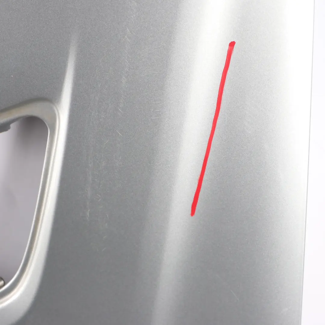 Hood Bonnet Trim Panel Iridium Silver Metallic - 775 to Mercedes ML W164 with Part number A1648800557 Mercedes ML W164 Hood Bonnet Trim Panel Iridium Silver Metallic - 775 - SKU A1648800557-IRS - Part number A1648800557