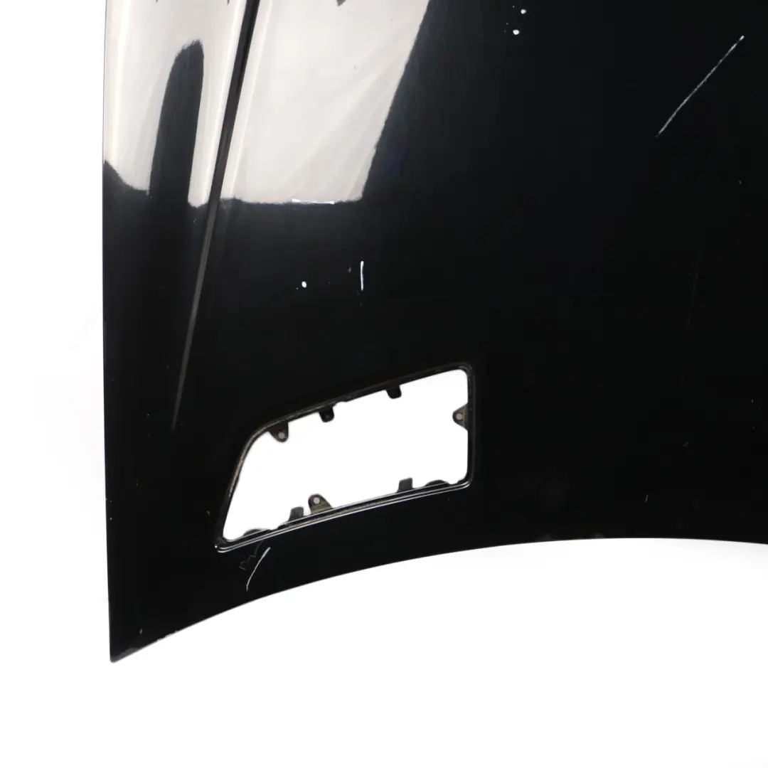 Hood Bonnet Trim Panel Obsidian Black Metallic - 197 to Mercedes ML W164 with Part number A1648800557 Mercedes ML W164 Hood Bonnet Trim Panel Obsidian Black Metallic - 197 - SKU A1648800557-OB - Part number A1648800557