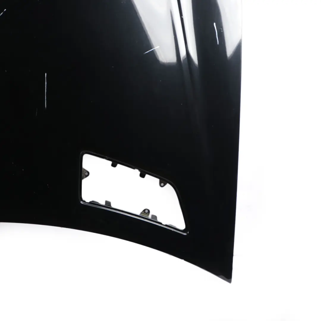 Hood Bonnet Trim Panel Obsidian Black Metallic - 197 to Mercedes ML W164 with Part number A1648800557 Mercedes ML W164 Hood Bonnet Trim Panel Obsidian Black Metallic - 197 - SKU A1648800557-OB - Part number A1648800557