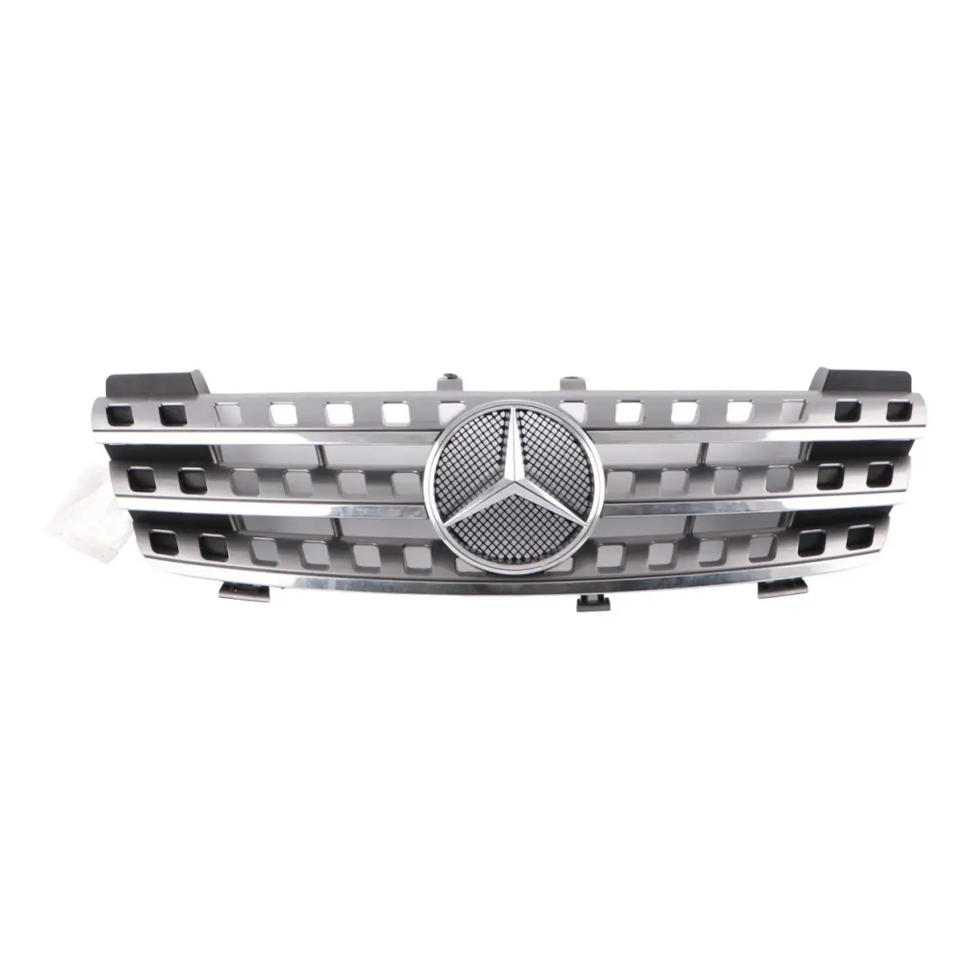 Mercedes W164 Front Radiator Grille AMG Trim Panel Silver Chrome - SKU A1648802585 - Part number A1648802585