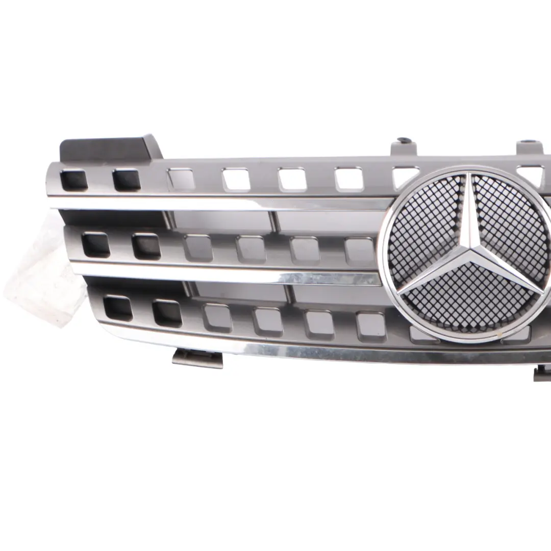 Front Radiator Grille AMG Trim Panel Silver Chrome to Mercedes W164 with Part number A1648802585 Mercedes W164 Front Radiator Grille AMG Trim Panel Silver Chrome - SKU A1648802585 - Part number A1648802585
