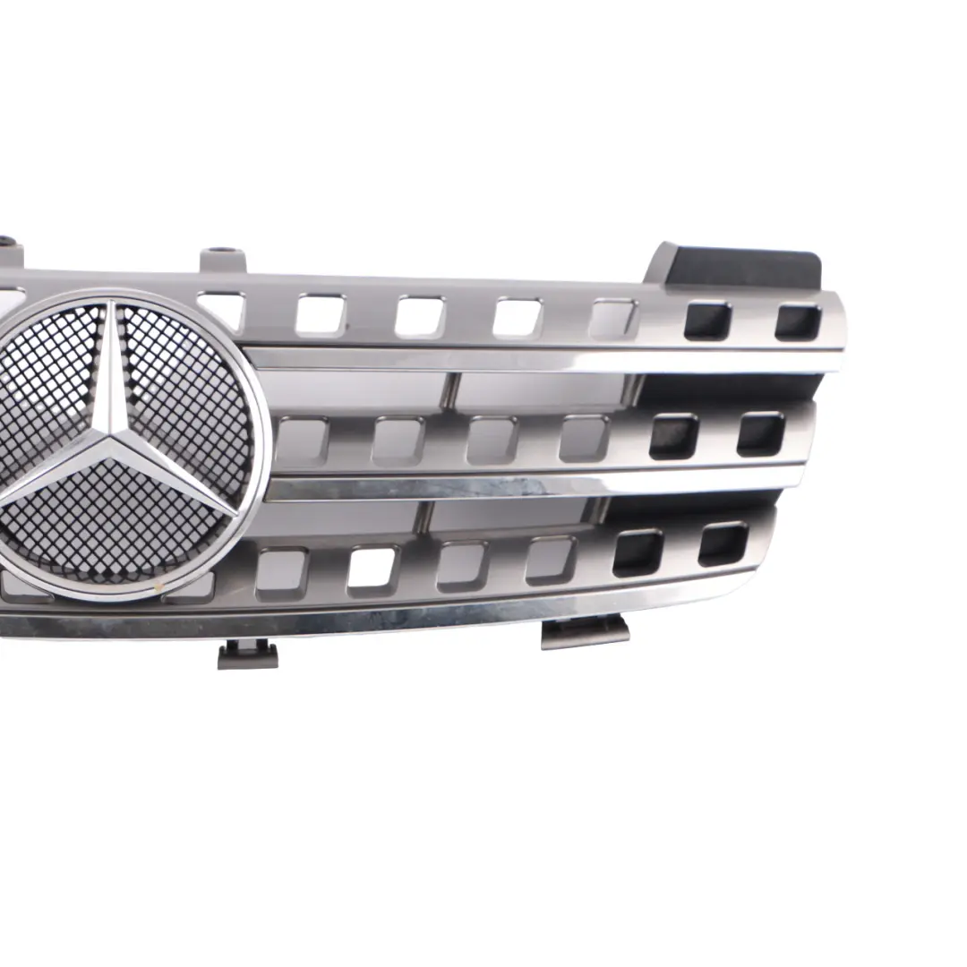 Mercedes W164 Front Radiator Grille AMG Trim Panel Silver Chrome - SKU A1648802585 - Part number A1648802585