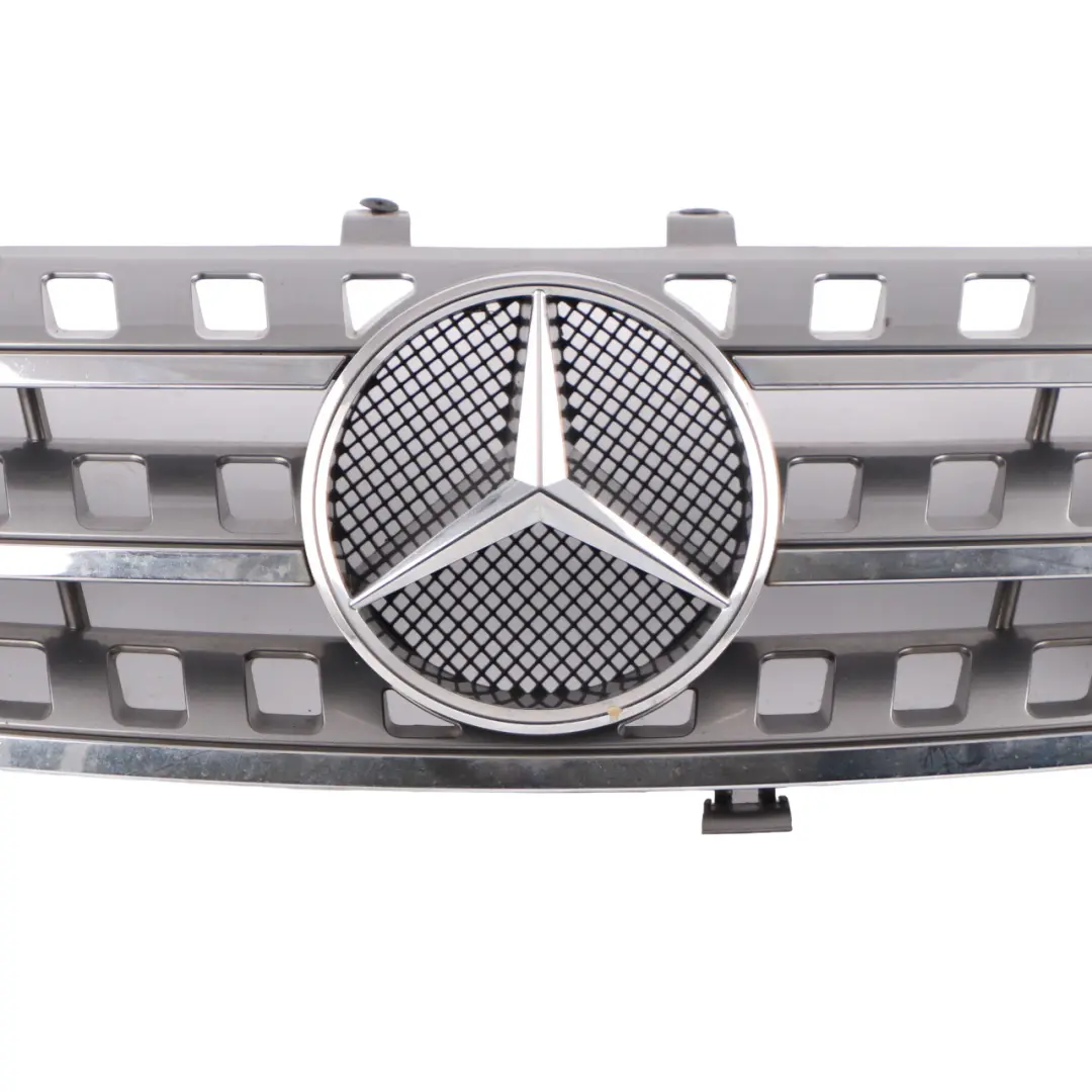 Front Radiator Grille AMG Trim Panel Silver Chrome to Mercedes W164 with Part number A1648802585 Mercedes W164 Front Radiator Grille AMG Trim Panel Silver Chrome - SKU A1648802585 - Part number A1648802585