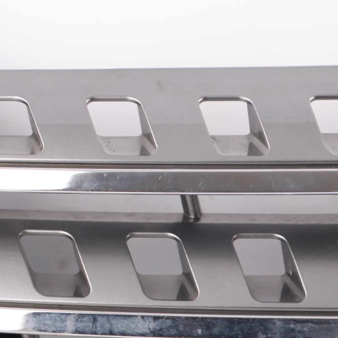 Mercedes W164 Front Radiator Grille AMG Trim Panel Silver Chrome - SKU A1648802585 - Part number A1648802585