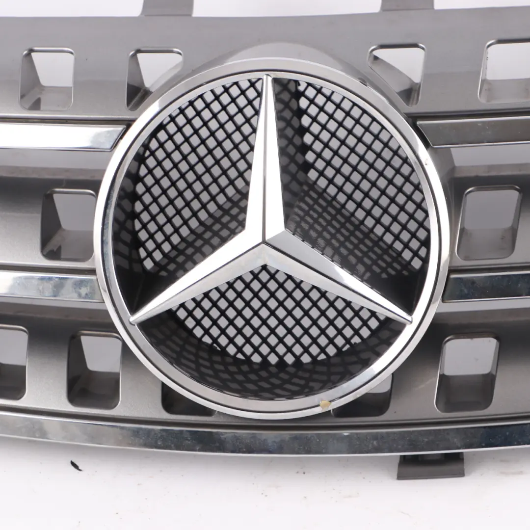Front Radiator Grille AMG Trim Panel Silver Chrome to Mercedes W164 with Part number A1648802585 Mercedes W164 Front Radiator Grille AMG Trim Panel Silver Chrome - SKU A1648802585 - Part number A1648802585