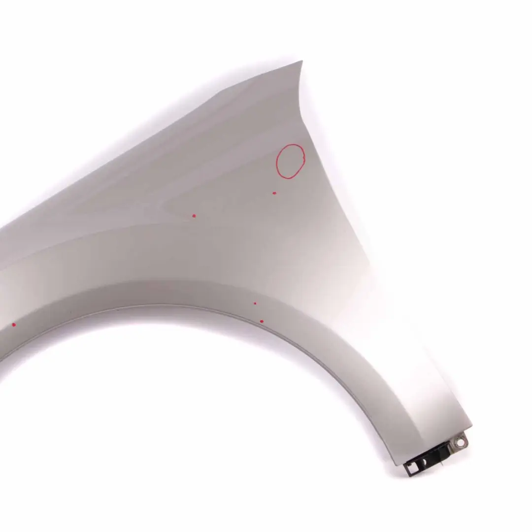 Side Panel Front Left N/S Wing Fender Cubanite Silver - 723 to Mercedes ML W164 with Part number A1648810101 Mercedes ML W164 Side Panel Front Left N/S Wing Fender Cubanite Silver - 723 - SKU A1648810101-CS - Part number A1648810101