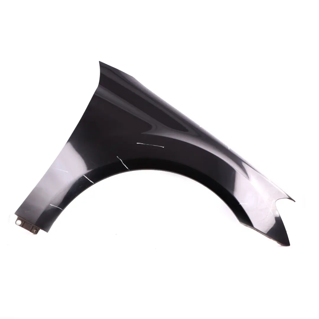 Side Panel Front Right O/S Wing Fender Obsidian Black - 197 to Mercedes ML W164 with Part number A1648810201 Mercedes ML W164 Side Panel Front Right O/S Wing Fender Obsidian Black - 197 - SKU A1648810201-OB - Part number A1648810201