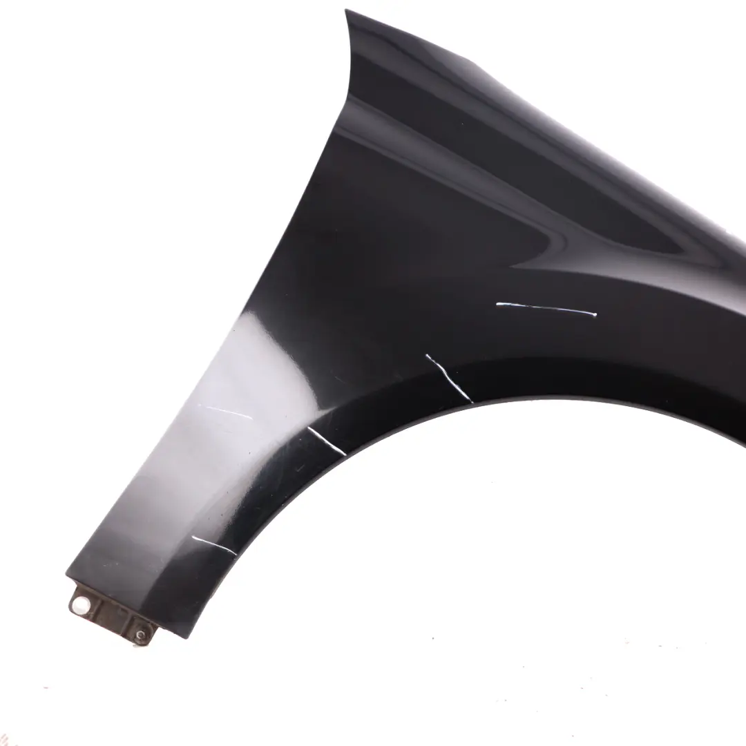 Side Panel Front Right O/S Wing Fender Obsidian Black - 197 to Mercedes ML W164 with Part number A1648810201 Mercedes ML W164 Side Panel Front Right O/S Wing Fender Obsidian Black - 197 - SKU A1648810201-OB - Part number A1648810201