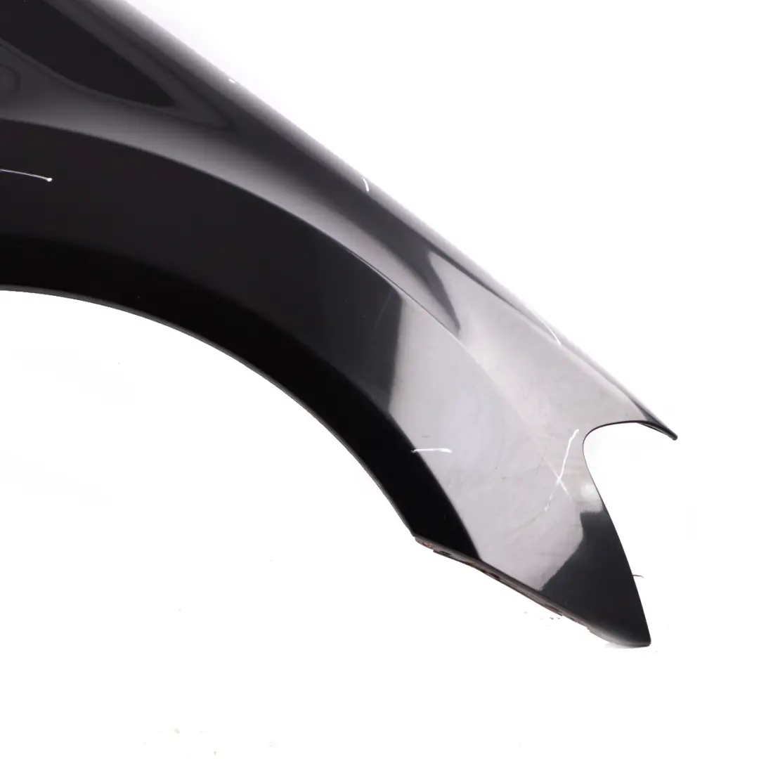 Side Panel Front Right O/S Wing Fender Obsidian Black - 197 to Mercedes ML W164 with Part number A1648810201 Mercedes ML W164 Side Panel Front Right O/S Wing Fender Obsidian Black - 197 - SKU A1648810201-OB - Part number A1648810201