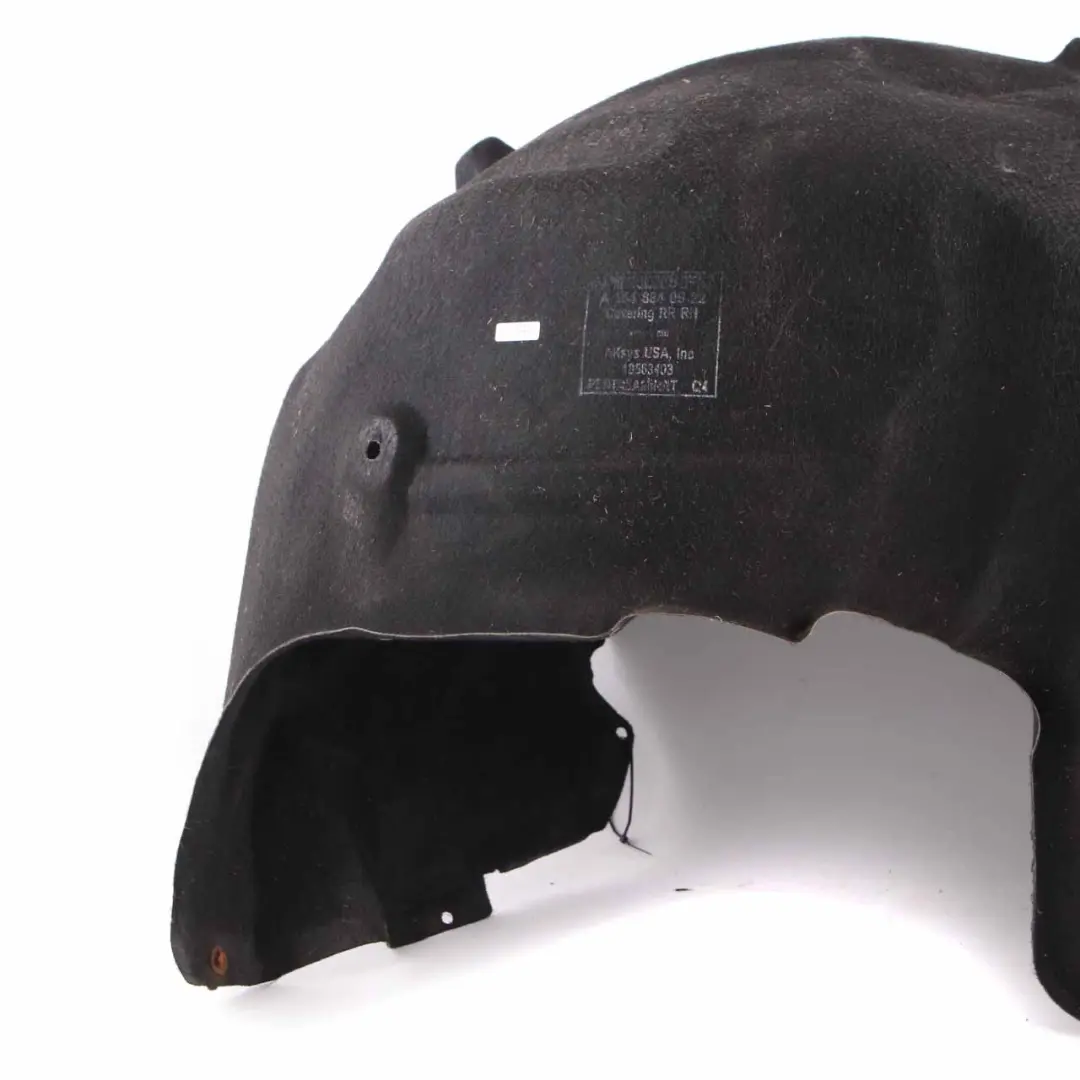 Arch Rear Right O/S Trim Section Housing to Mercedes ML W164 Wheel with Part number A1648840622 Mercedes ML W164 Wheel Arch Rear Right O/S Trim Section Housing - SKU A1648840622 - Part number A1648840622