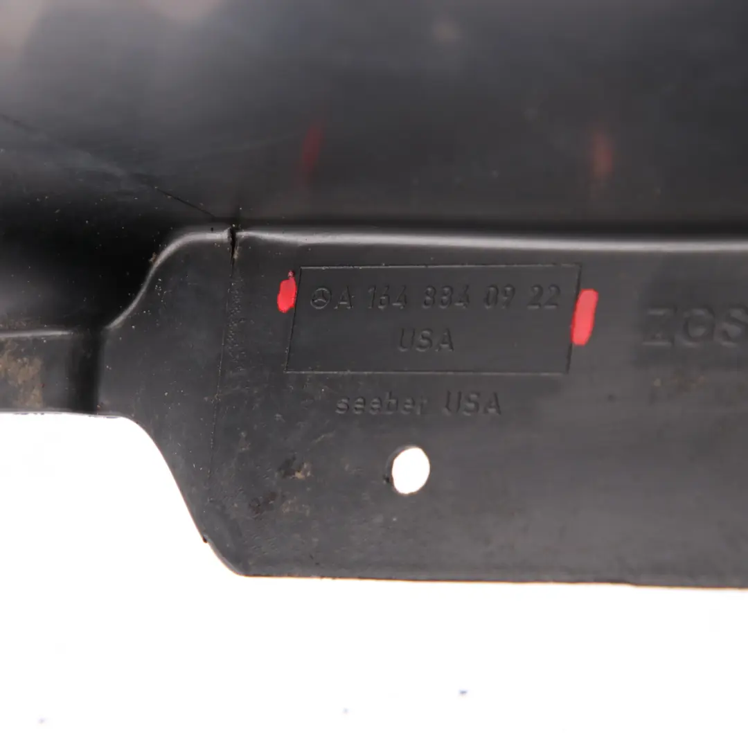 Arch Front Left N/S Complete Trim Rear Section Panel to Mercedes ML W164 Wheel with Part number A1648840922 Mercedes ML W164 Wheel Arch Front Left N/S Complete Trim Rear Section Panel - SKU A1648840922-1 - Part number A1648840922