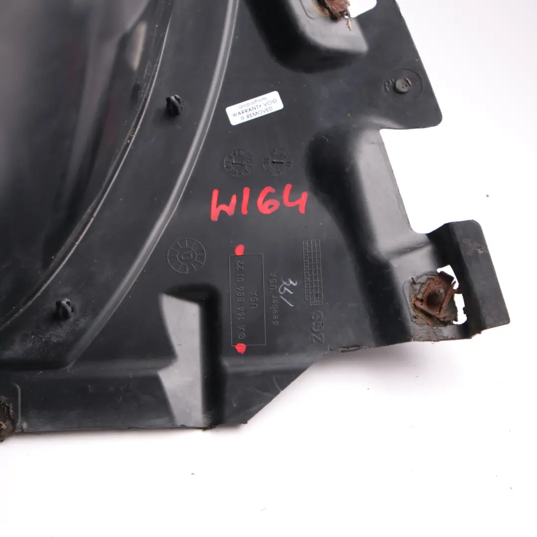 Arch Front Left N/S Complete Trim Rear Section Panel to Mercedes ML W164 Wheel with Part number A1648840922 Mercedes ML W164 Wheel Arch Front Left N/S Complete Trim Rear Section Panel - SKU A1648840922-1 - Part number A1648840922