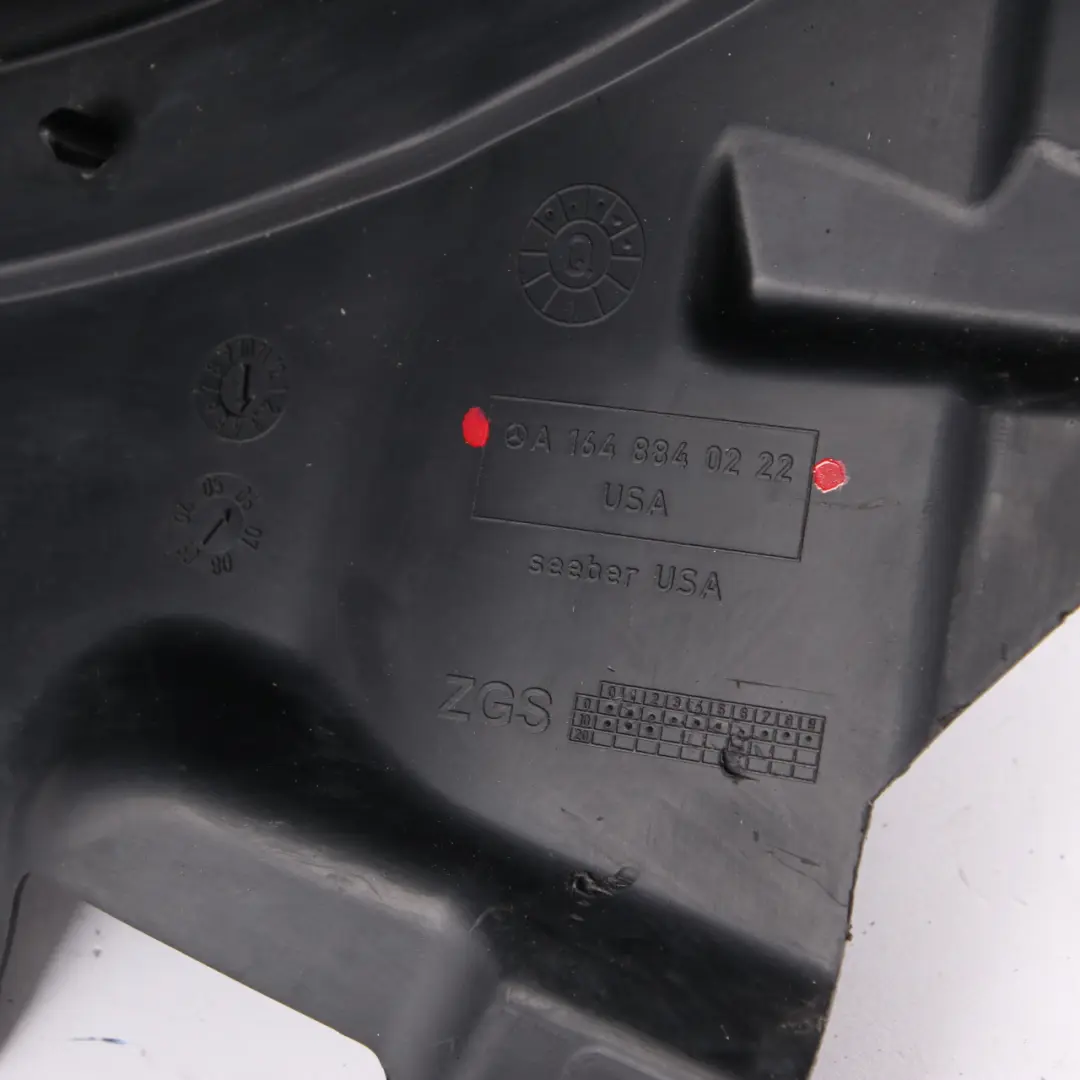 Mercedes ML W164 Front Wheel Arch Right O/S Complete Trim Rear Section Panel - SKU A1648841022-1 - Part number A1648841022