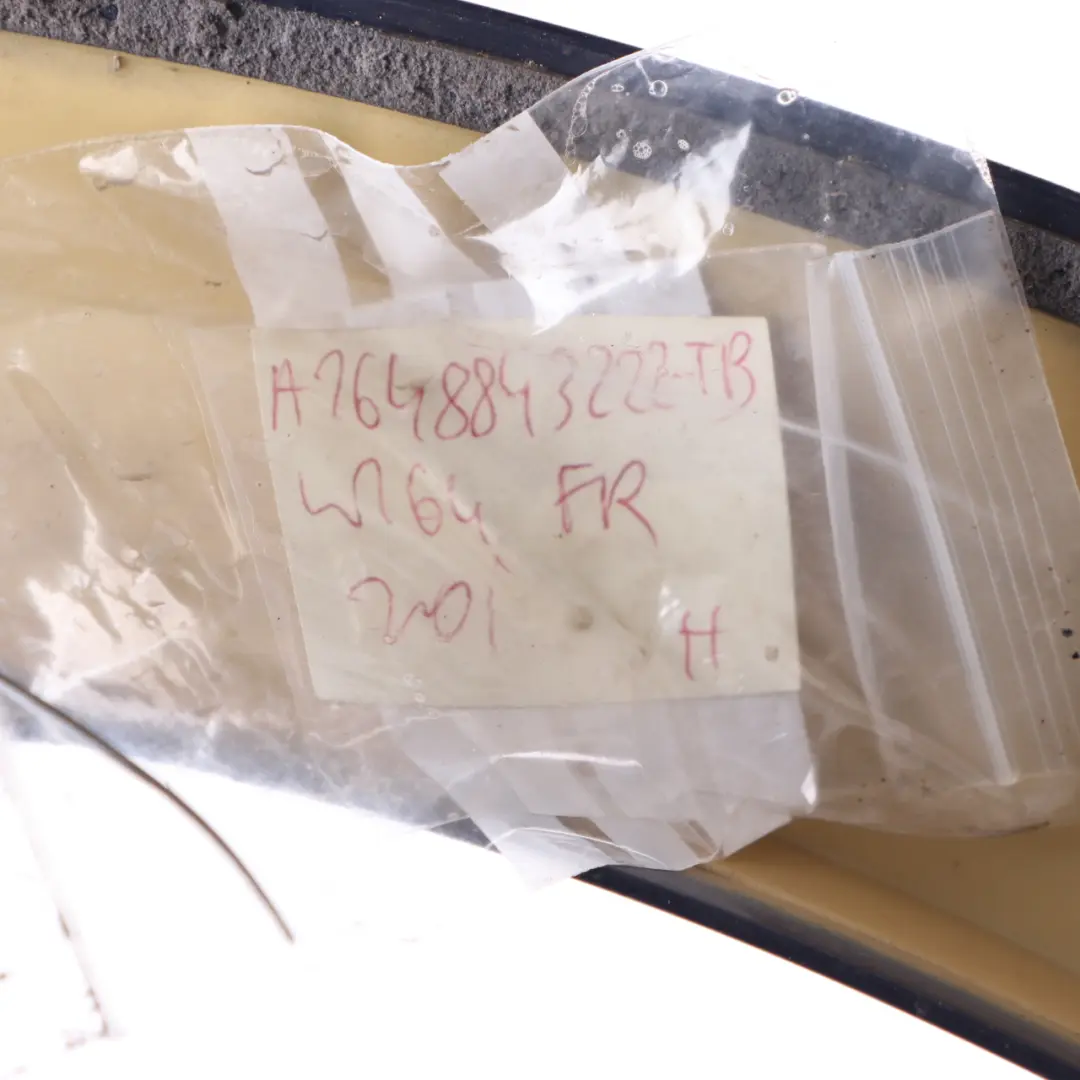Mercedes W164 Kotflügelverkleidung vorne rechts Radkasten Tanzanitblau - 359 - SKU A1648843222-TB - Teilenummer A1648843222
