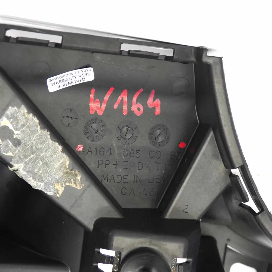 Mercedes W164 Wspornik Tylny Zderzak - SKU A1648850065 - Numer Części A1648850065