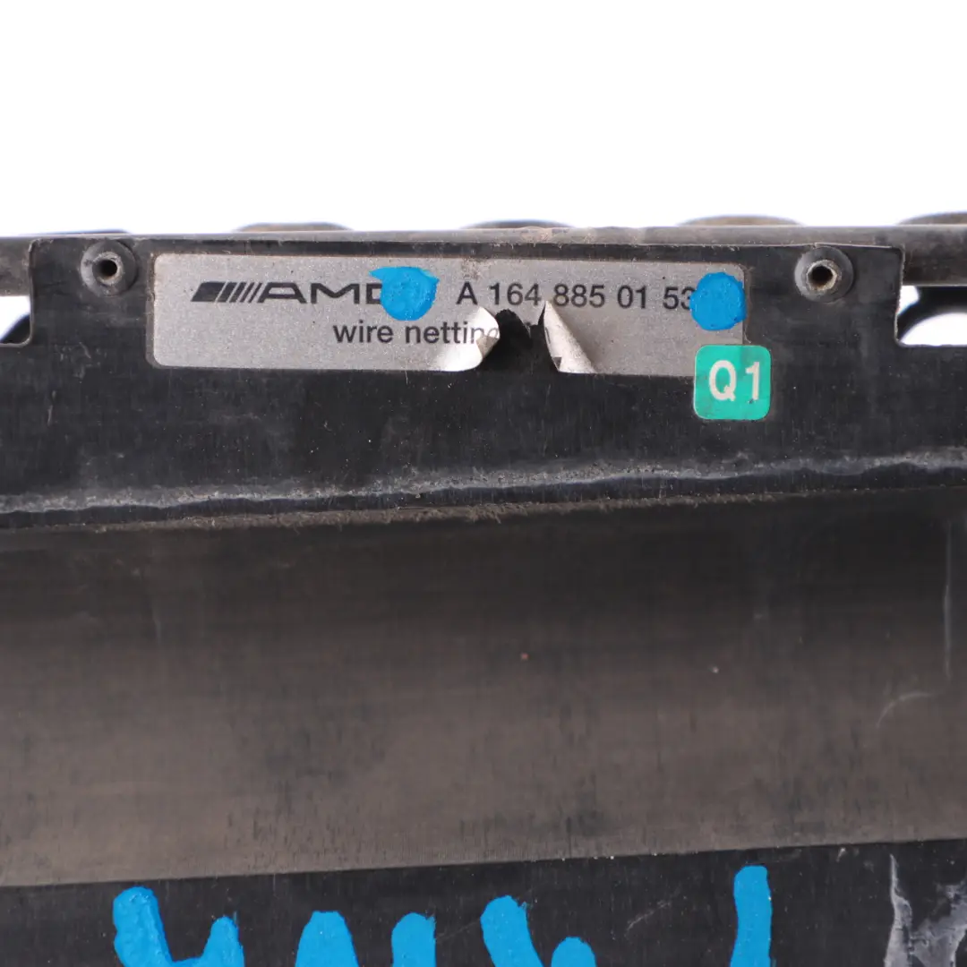 Front Bumper Lower Grille Left N/S AMG Styling Trim to Mercedes W164 with Part number A1648850153 Mercedes W164 Front Bumper Lower Grille Left N/S AMG Styling Trim - SKU A1648850153 - Part number A1648850153