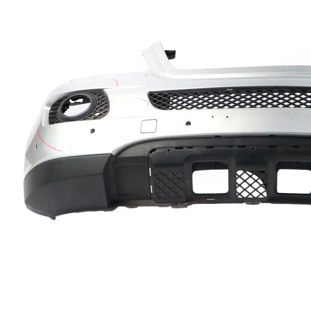 Front Bumper Trim Parktronic Iridium Silver Metallic - 775 to Mercedes ML W164 with Part number A1648854625 Mercedes ML W164 Front Bumper Trim Parktronic Iridium Silver Metallic - 775 - SKU A1648851225-IRS - Part number A1648854625