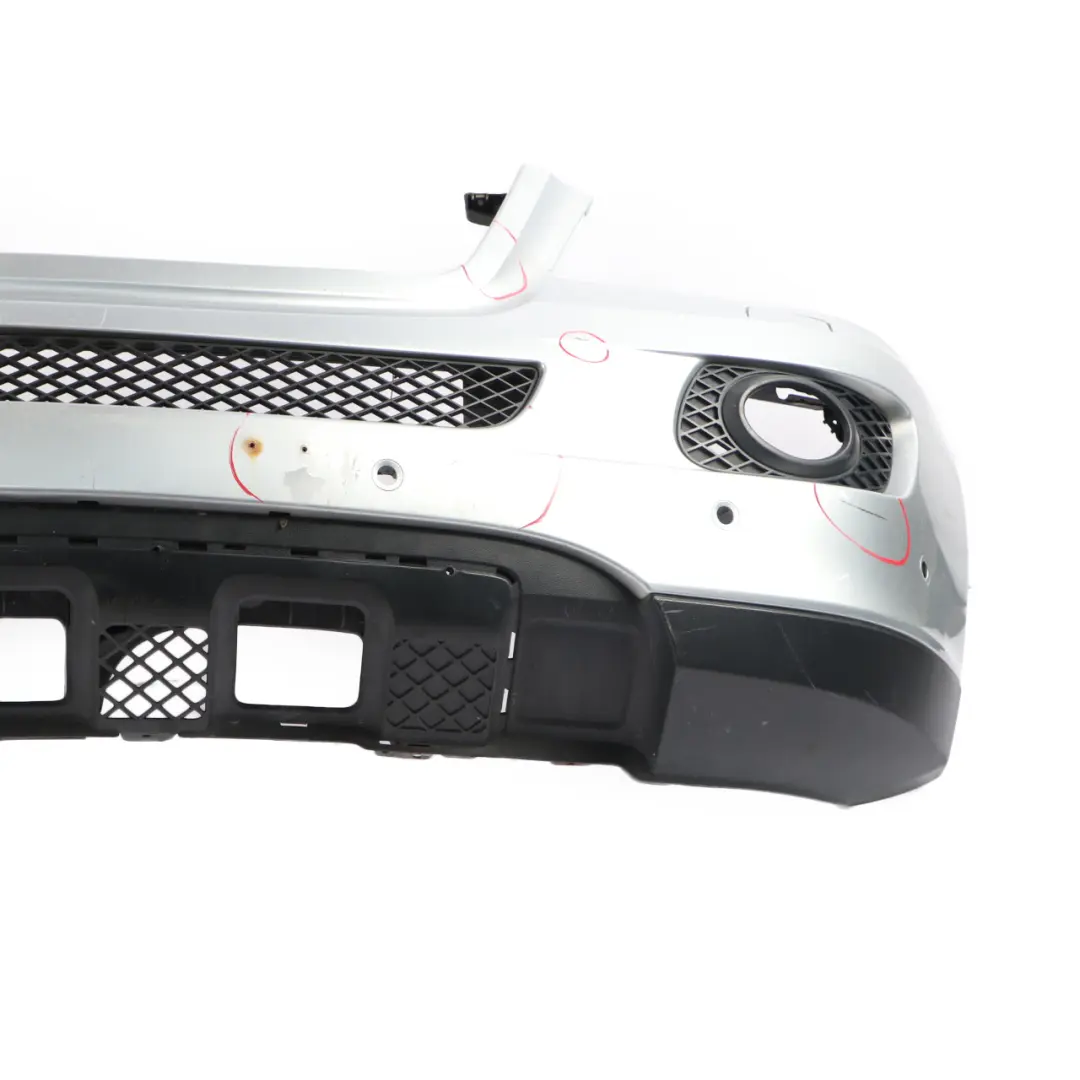 Front Bumper Trim Parktronic Iridium Silver Metallic - 775 to Mercedes ML W164 with Part number A1648854625 Mercedes ML W164 Front Bumper Trim Parktronic Iridium Silver Metallic - 775 - SKU A1648851225-IRS - Part number A1648854625