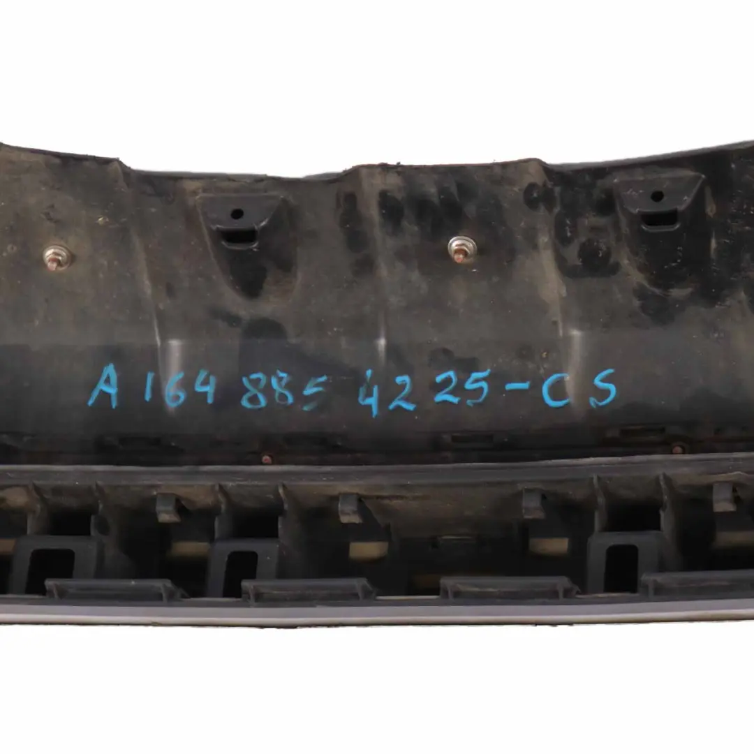 Mercedes ML W164 Rear Bumper PDC Trim Panel Iridium Cubanite Silver - 723 - SKU A1648854225-CS - Part number A1648854225