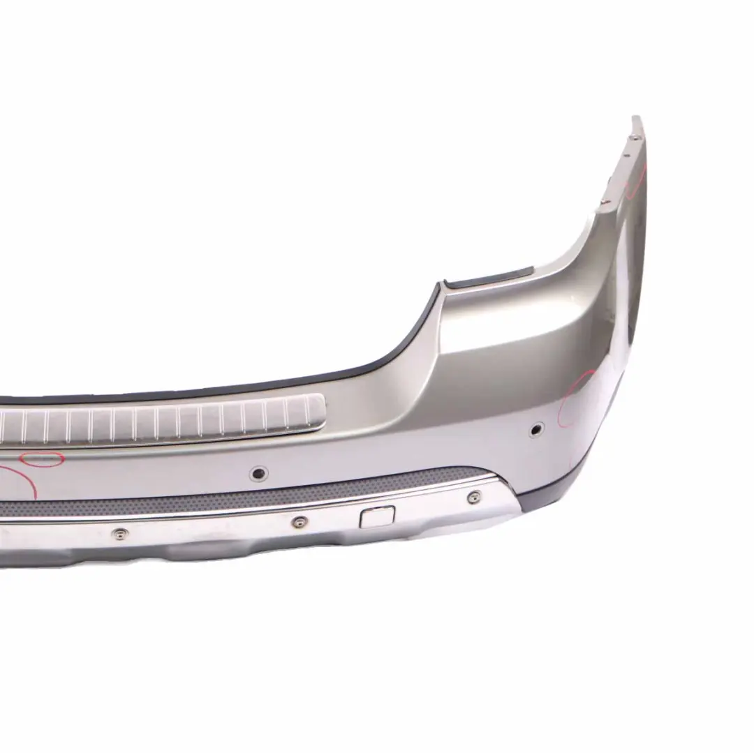 Mercedes ML W164 Rear Bumper PDC Trim Panel Iridium Cubanite Silver - 723 - SKU A1648854225-CS - Part number A1648854225