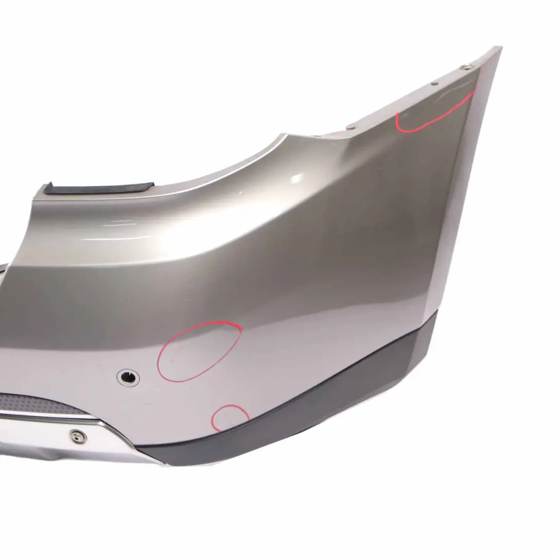 Bumper PDC Trim Panel Iridium Cubanite Silver - 723 to Mercedes ML W164 Rear with Part number A1648854225 Mercedes ML W164 Rear Bumper PDC Trim Panel Iridium Cubanite Silver - 723 - SKU A1648854225-CS - Part number A1648854225