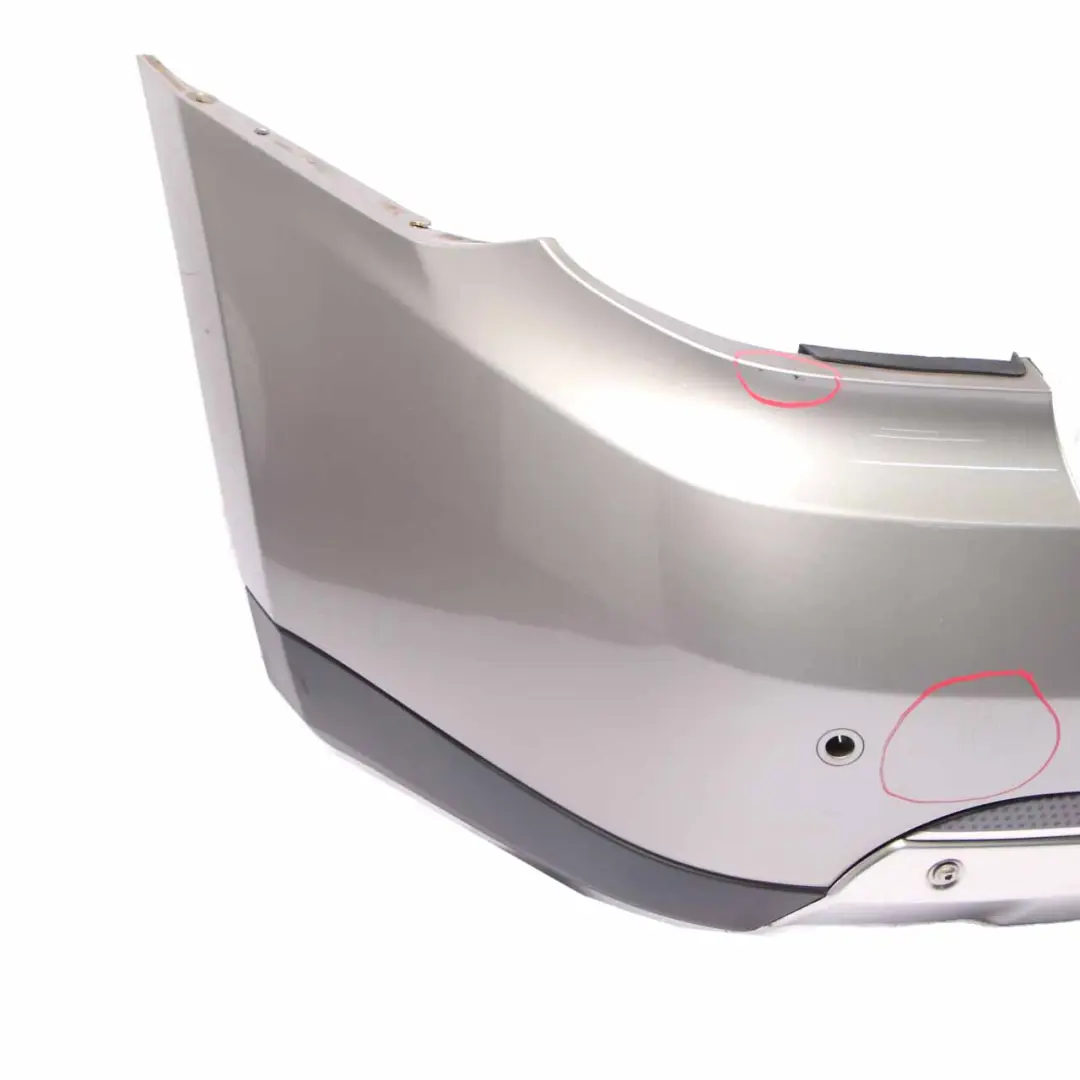 Mercedes ML W164 Rear Bumper PDC Trim Panel Iridium Cubanite Silver - 723 - SKU A1648854225-CS - Part number A1648854225