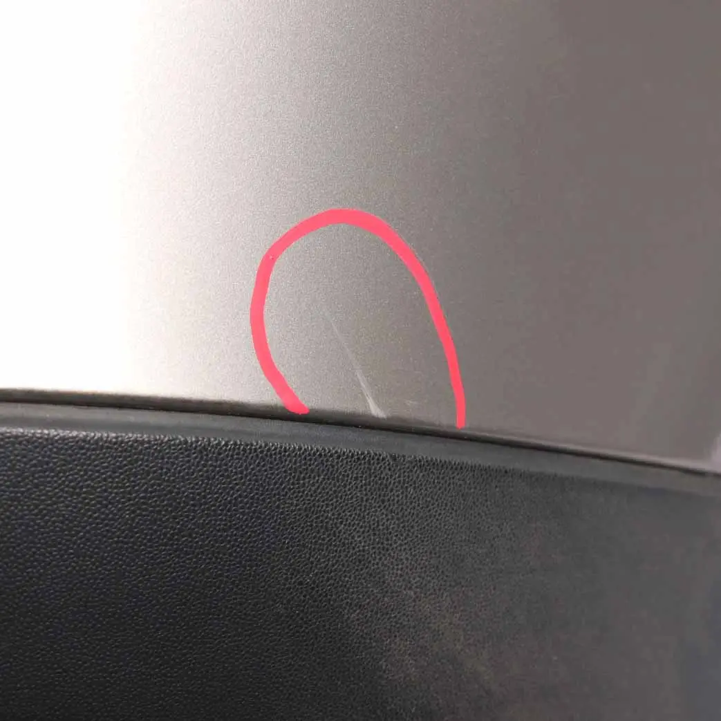 Mercedes ML W164 Rear Bumper PDC Trim Panel Iridium Cubanite Silver - 723 - SKU A1648854225-CS - Part number A1648854225