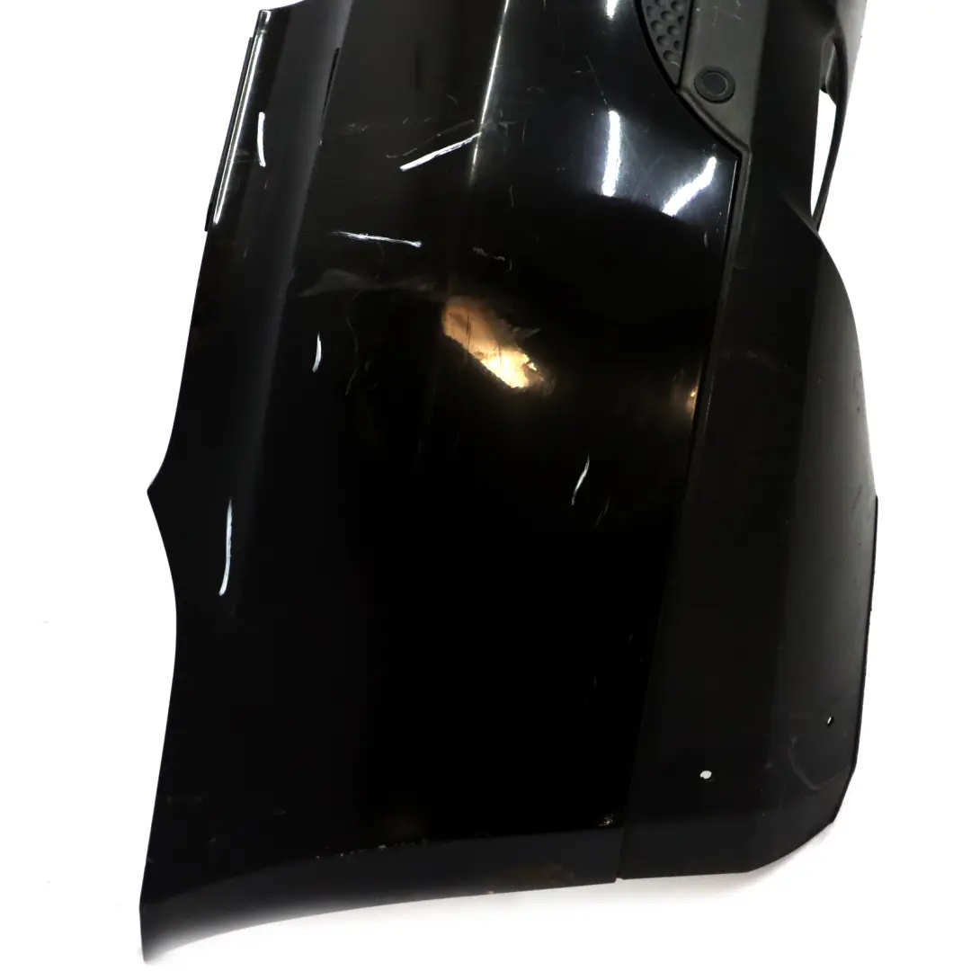 Bumper ML63 AMG Trim Panel Obsidian Black - 197 to Mercedes W164 Rear with Part number A1648854225 Mercedes W164 Rear Bumper ML63 AMG Trim Panel Obsidian Black - 197 - SKU A1648854225-OB - Part number A1648854225