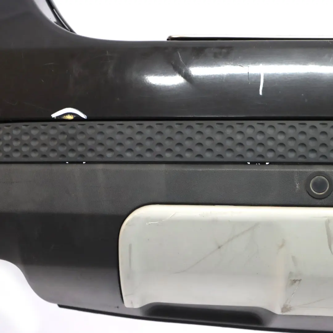Bumper ML63 AMG Trim Panel Obsidian Black - 197 to Mercedes W164 Rear with Part number A1648854225 Mercedes W164 Rear Bumper ML63 AMG Trim Panel Obsidian Black - 197 - SKU A1648854225-OB - Part number A1648854225